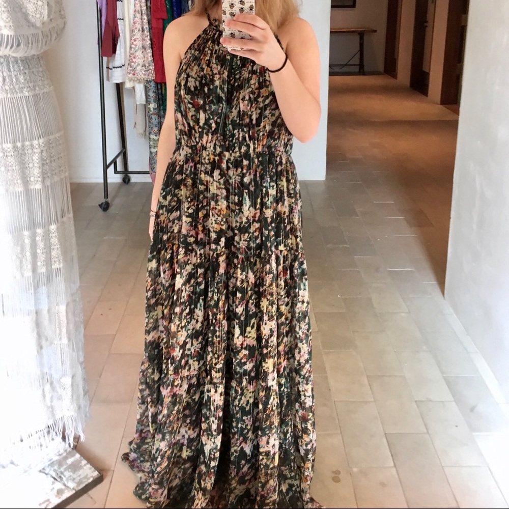 Anthropologie Green Dress